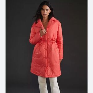 Anthropologie Maeve Coral Jacket